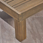 Ensemble de canapés d'extérieur Cambridge en bois, 5 pièces, par Christopher Knight Home