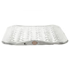 Matelas gonflable de camping pliable avec cadre et pompe