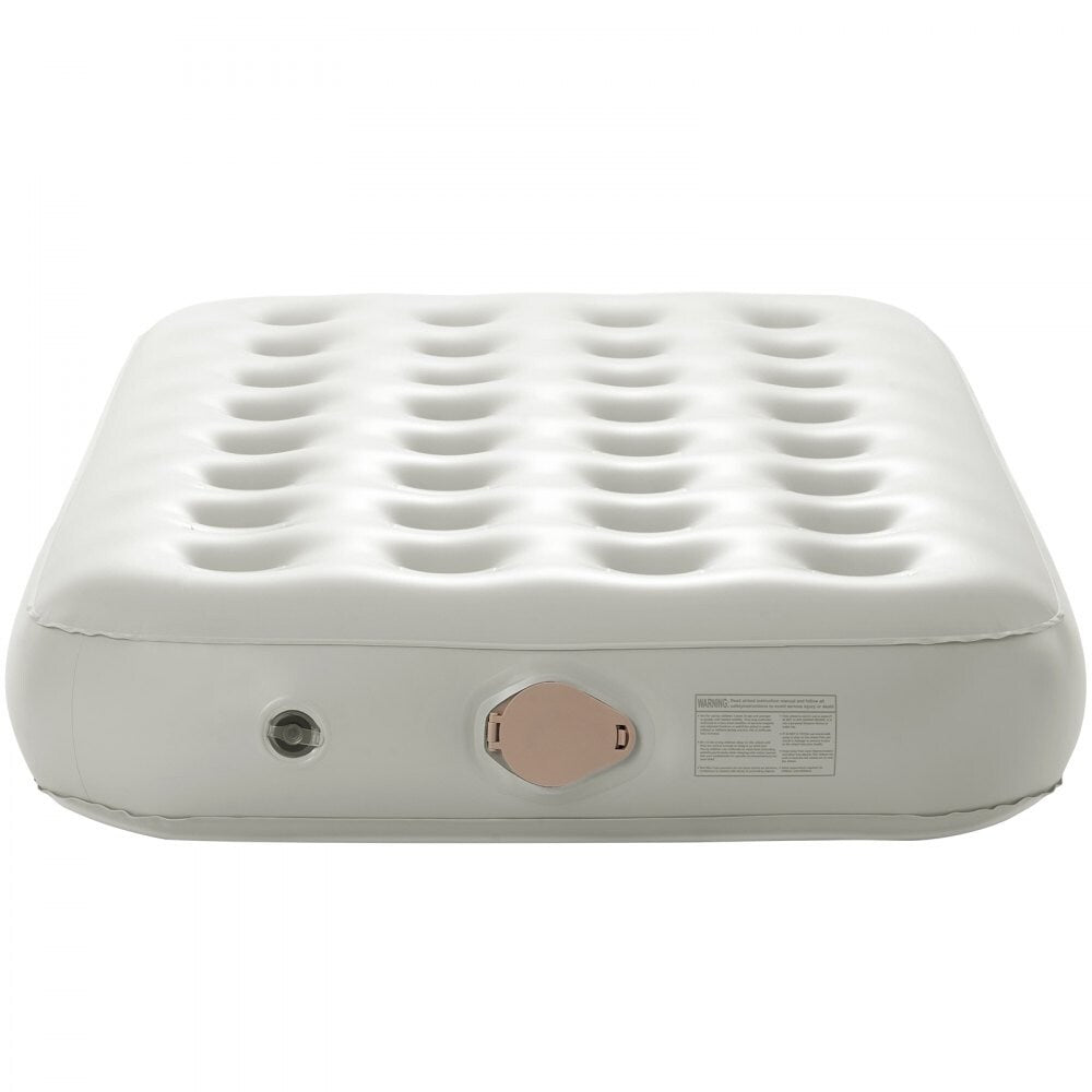 Matelas gonflable de camping pliable avec cadre et pompe