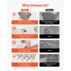 Matelas gonflable de camping pliable avec cadre et pompe