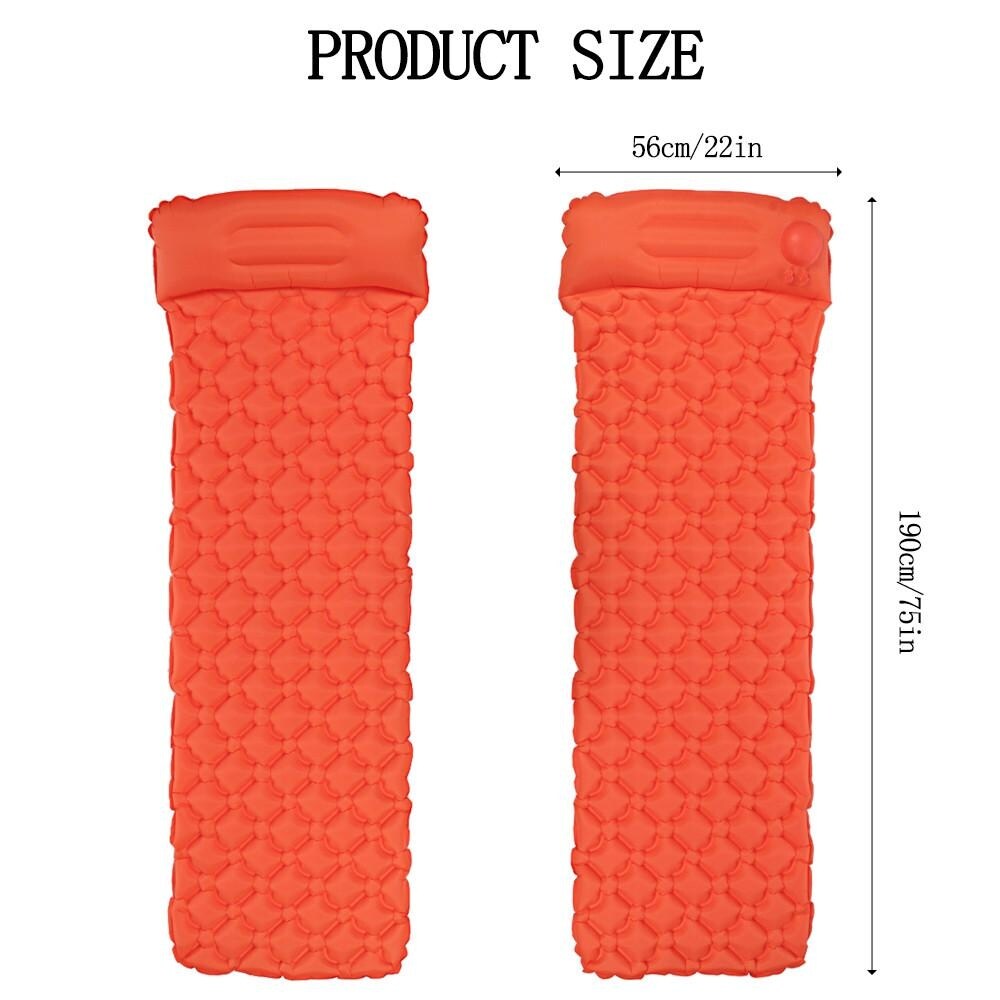 Matelas de couchage de camping ultraléger pour le camping, la randonnée, léger et imperméable