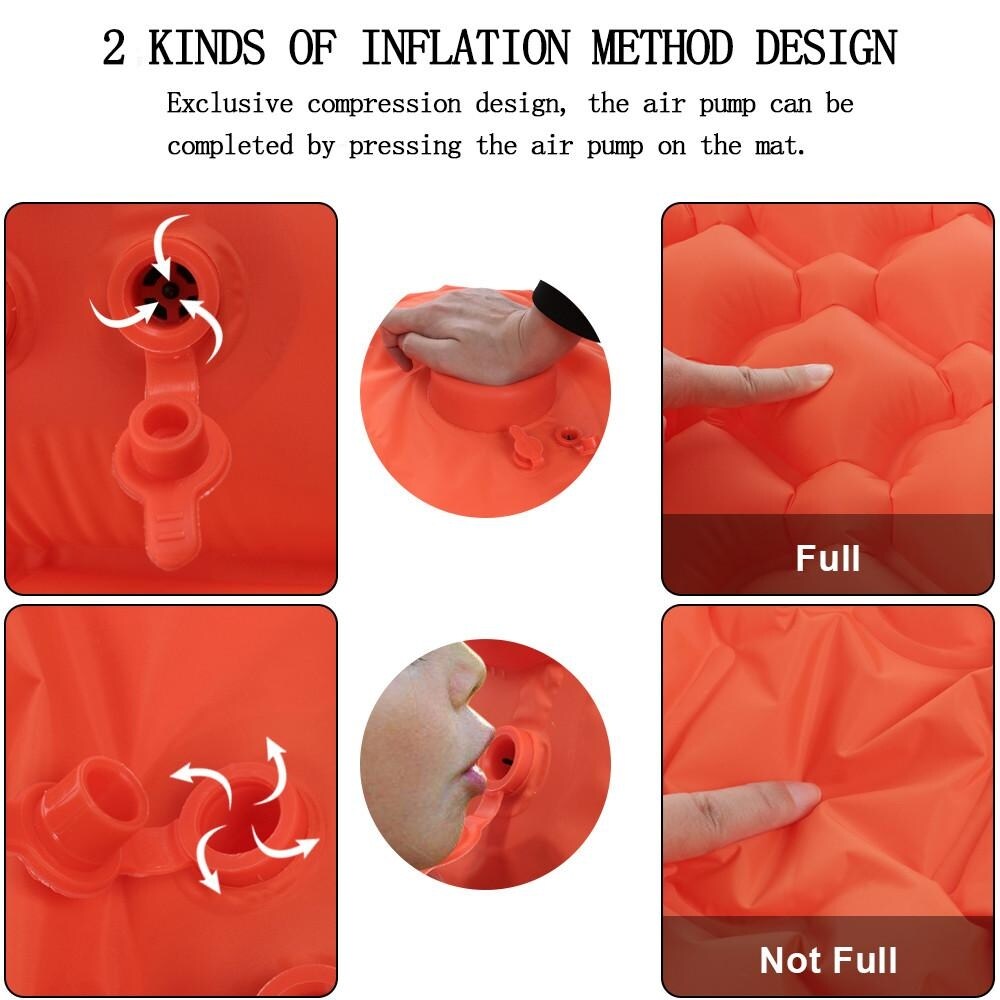 Matelas de couchage de camping ultraléger pour le camping, la randonnée, léger et imperméable