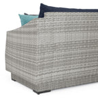 Ensemble de canapé et fauteuil club d'extérieur Cannes Deluxe 8 pièces Sunbrella