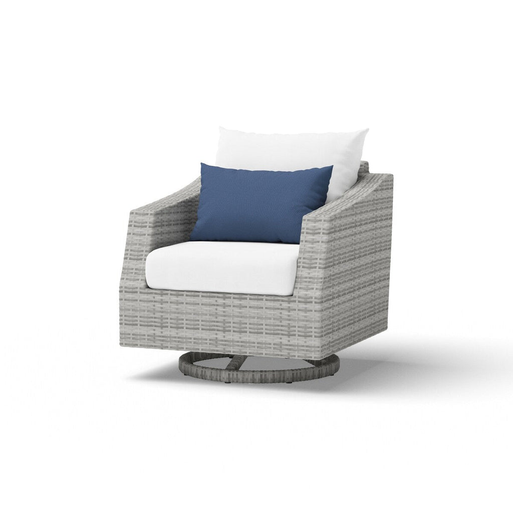 Ensemble de canapé et fauteuil club d'extérieur Cannes Deluxe 8 pièces Sunbrella