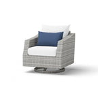 Ensemble de canapé et fauteuil club d'extérieur Cannes Deluxe 8 pièces Sunbrella