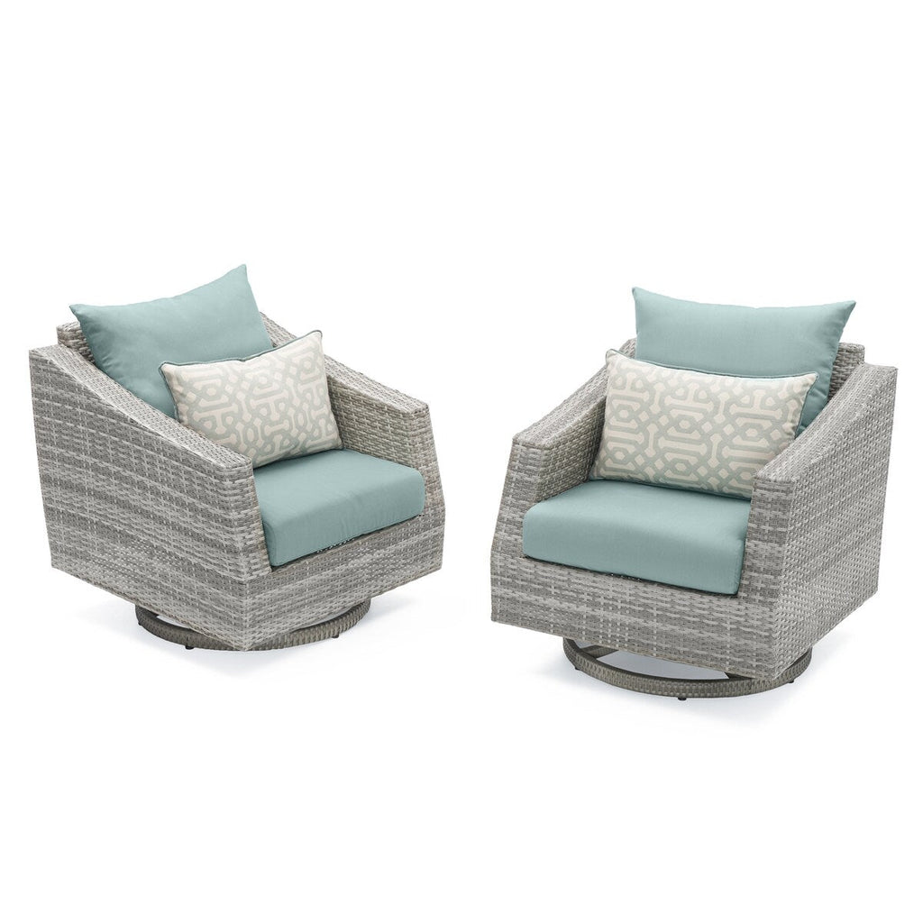 Ensemble de canapé et fauteuil club d'extérieur Cannes Deluxe 8 pièces Sunbrella