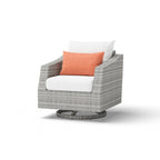 Ensemble de canapé et fauteuil club d'extérieur Cannes Deluxe 8 pièces Sunbrella