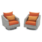 Ensemble de canapé et fauteuil club d'extérieur Cannes Deluxe 8 pièces Sunbrella