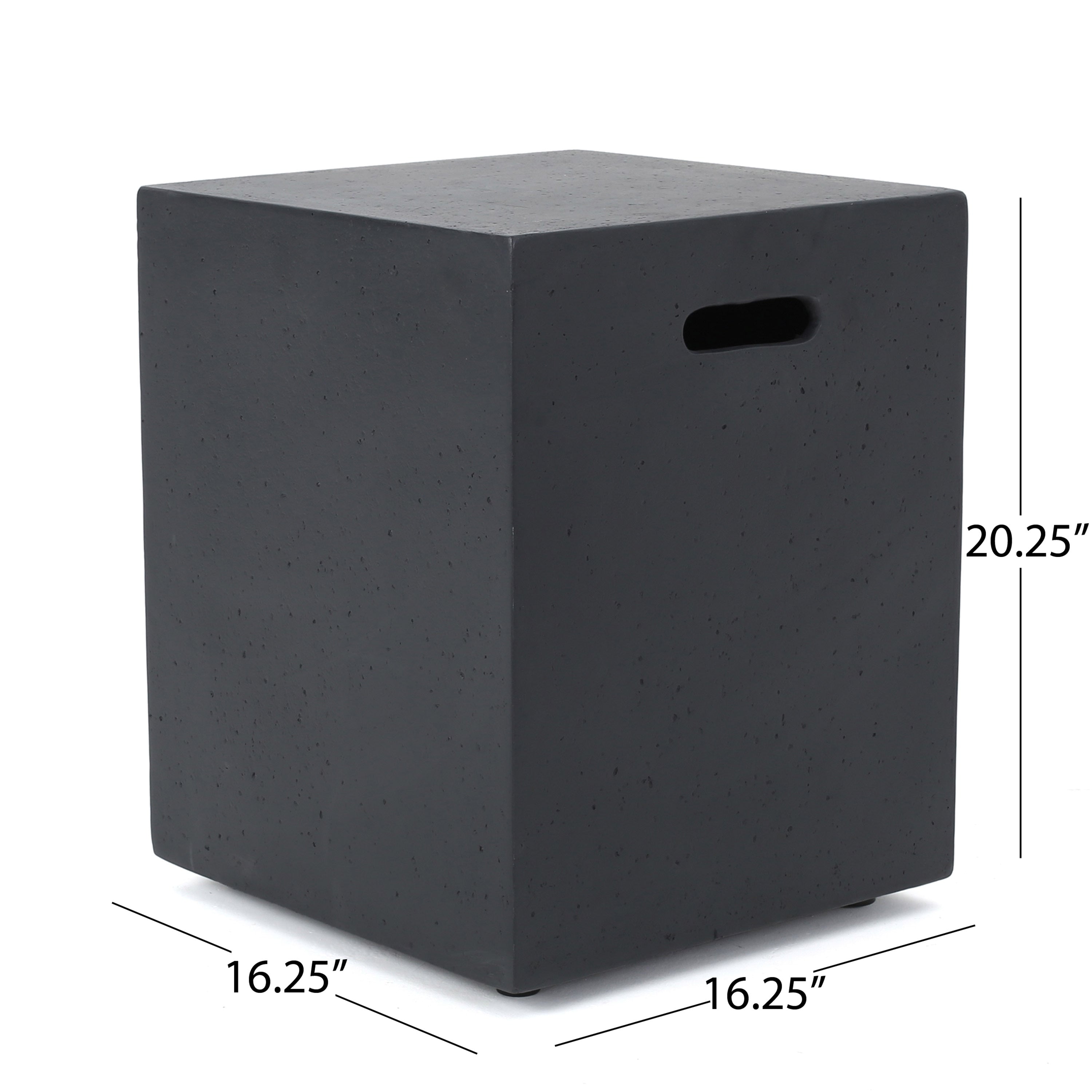 Ensemble de salon de jardin Cape Coral en aluminium 7 pièces avec foyer par Christopher Knight Home