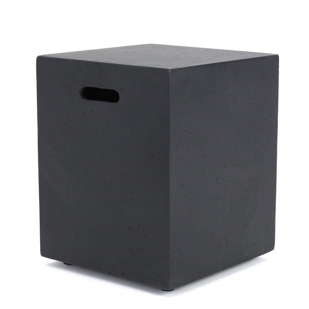 Ensemble de salon de jardin Cape Coral en aluminium 7 pièces avec foyer par Christopher Knight Home