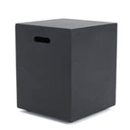 Ensemble de salon de jardin Cape Coral en aluminium 7 pièces avec foyer par Christopher Knight Home