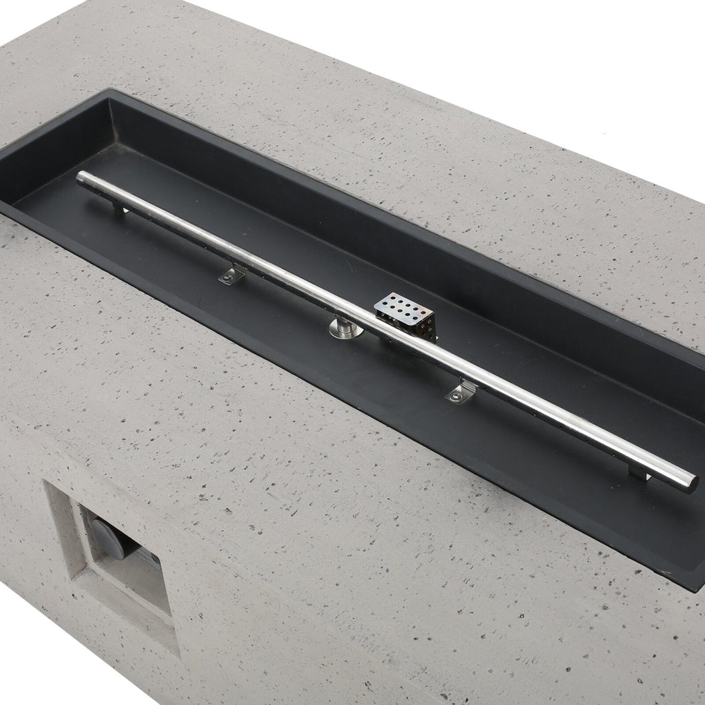 Ensemble de salon de jardin Cape Coral en aluminium 7 pièces avec foyer par Christopher Knight Home