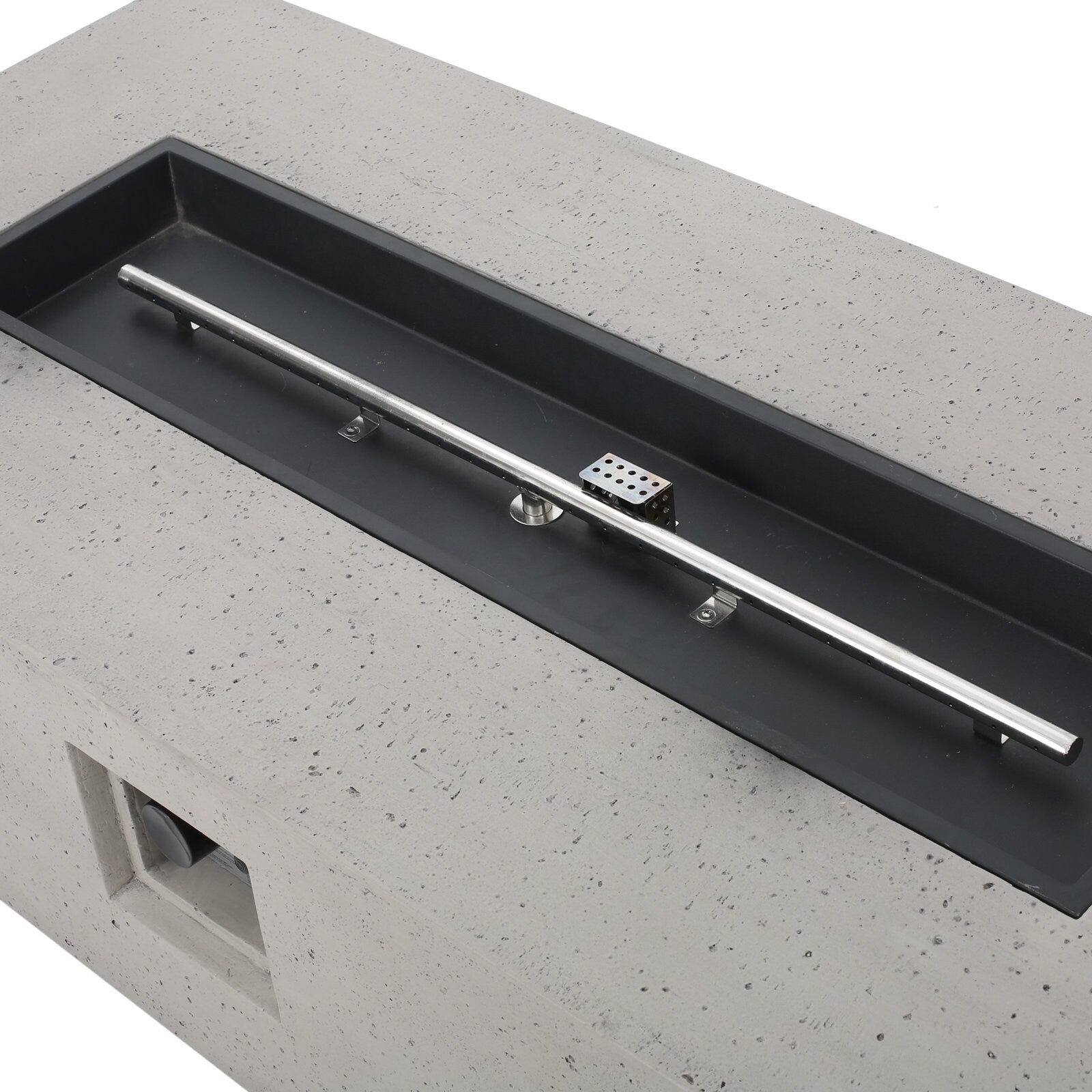 Ensemble de salon de jardin Cape Coral en aluminium 7 pièces avec foyer par Christopher Knight Home