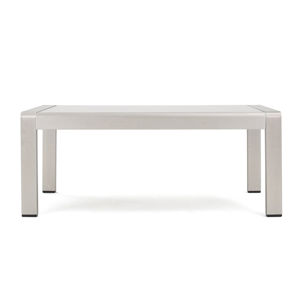 Salon de jardin Cape Coral en aluminium et Sunbrella 5 places avec coussins par Christopher Knight Home