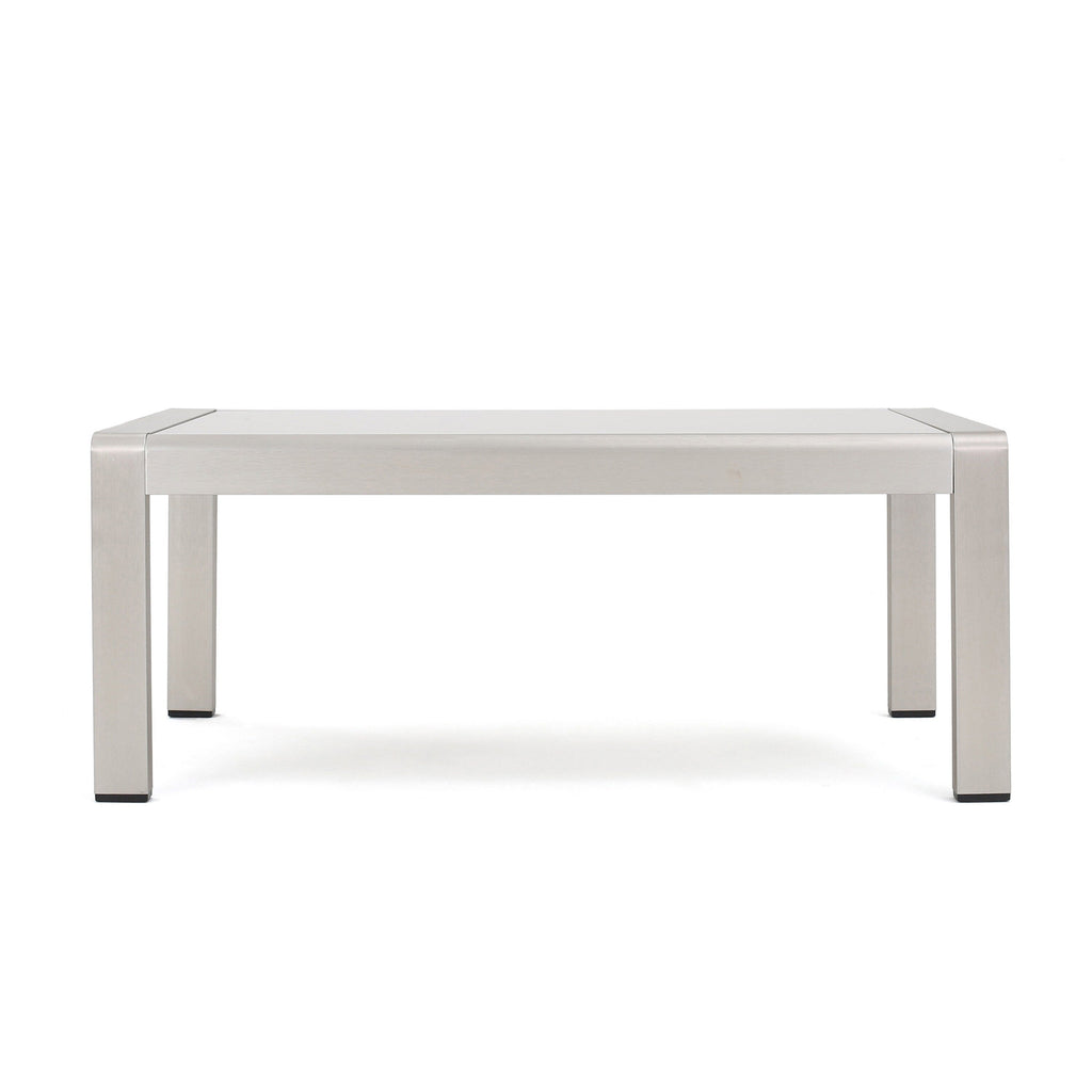 Salon de jardin Cape Coral en aluminium et Sunbrella 5 places avec coussins par Christopher Knight Home