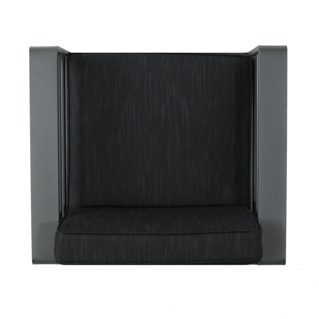 Ensemble de salon de jardin Cape Coral Grey 5 pièces avec table à feu et table de jardin par Christopher Knight Home