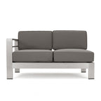 Ensemble de canapé sectionnel et table d'extérieur en aluminium 11 places Cape Coral par Christopher Knight Home