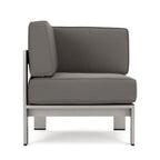 Ensemble de canapé sectionnel et table d'extérieur en aluminium 11 places Cape Coral par Christopher Knight Home