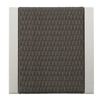 Ensemble de salon de jardin Cape Coral avec fauteuil club 2 places en aluminium, table d'appoint et pouf, par Christopher Knight Home