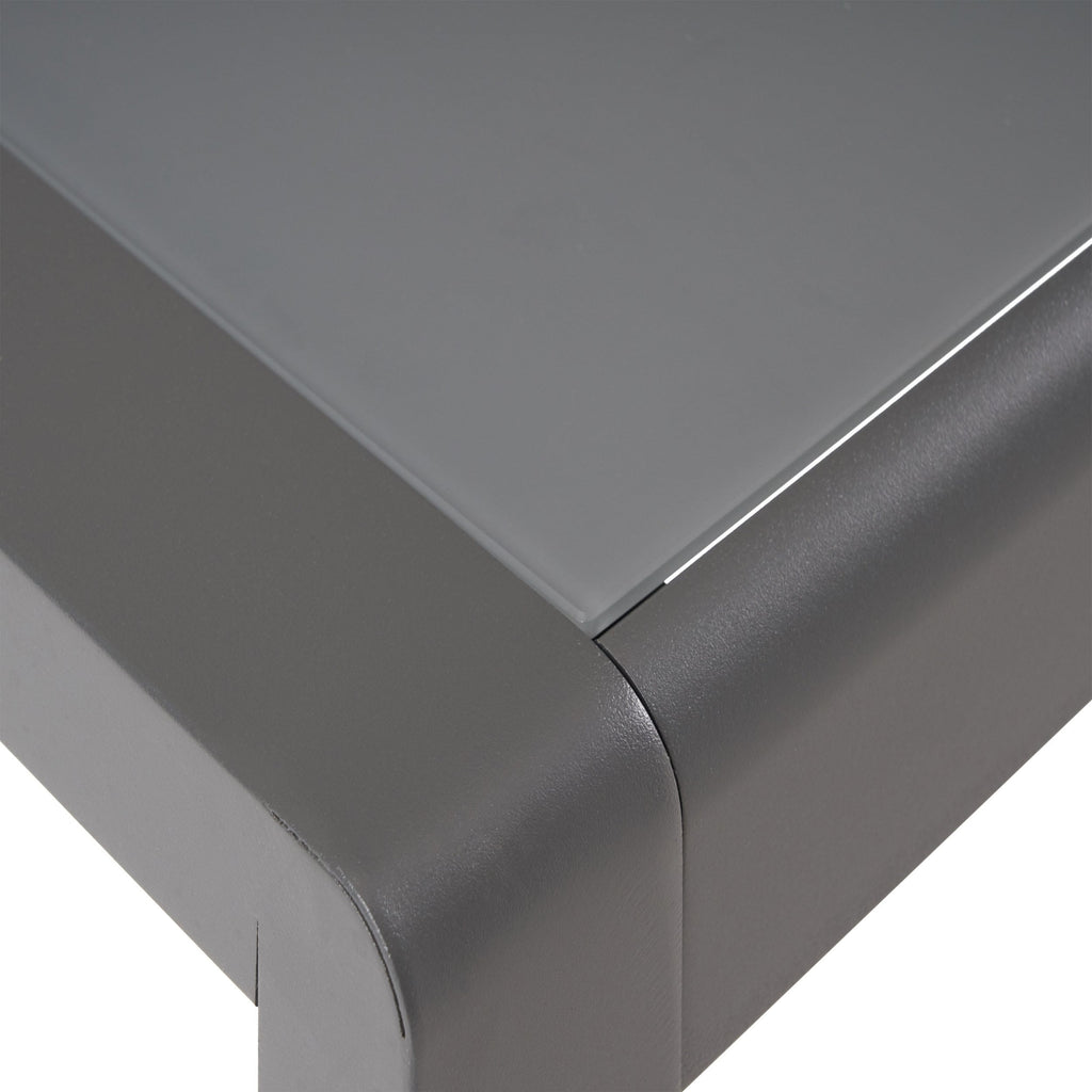 Ensemble de chaises et table club d'extérieur en aluminium Cape Coral 2 places par Christopher Knight Home