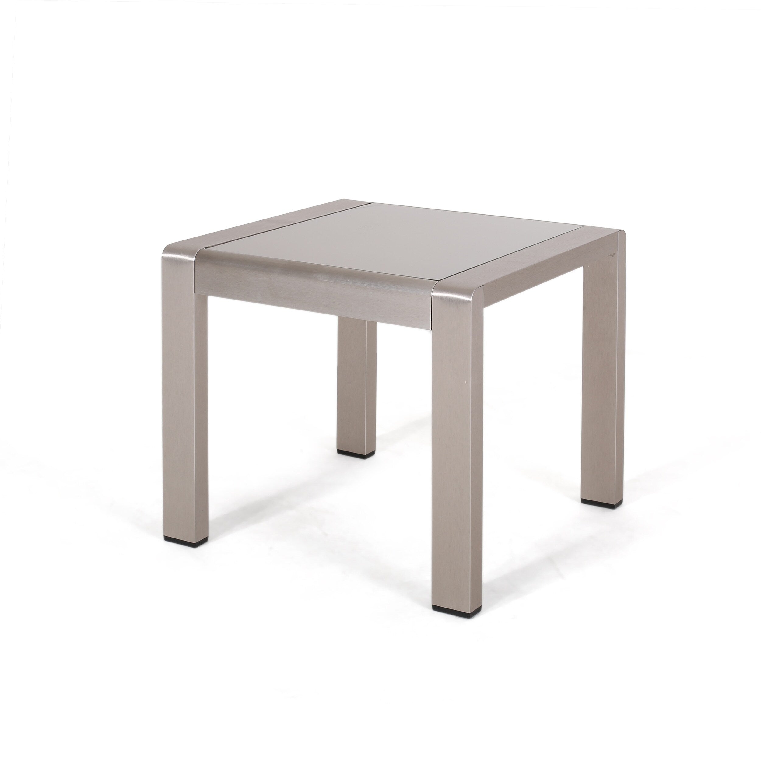 Ensemble de chaises et table club d'extérieur en aluminium Cape Coral 2 places par Christopher Knight Home