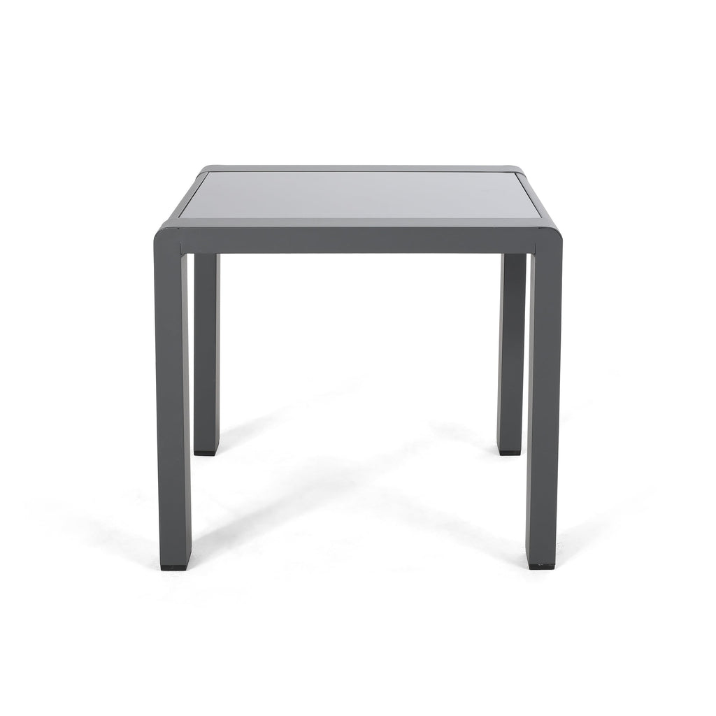 Ensemble de chaises et table club d'extérieur en aluminium Cape Coral 2 places par Christopher Knight Home