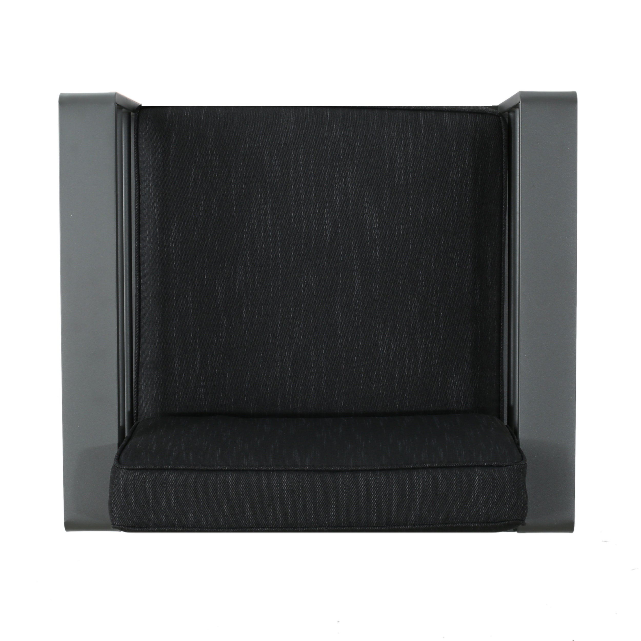 Ensemble de chaises et table club d'extérieur en aluminium Cape Coral 2 places par Christopher Knight Home