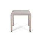 Ensemble de chaises et table club d'extérieur en aluminium Cape Coral 2 places par Christopher Knight Home