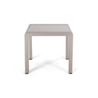 Ensemble de salon de jardin Cape Coral 5 places en aluminium avec 2 tables d'appoint par Christopher Knight Home