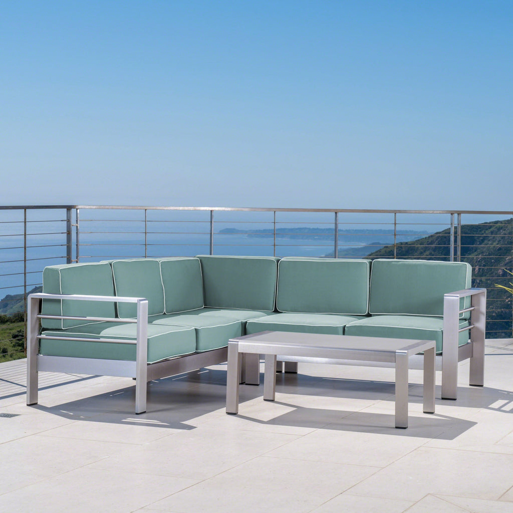 Ensemble de salon d'extérieur 5 places Cape Coral par Christopher Knight Home