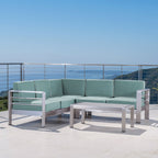 Ensemble de salon d'extérieur 5 places Cape Coral par Christopher Knight Home