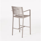 Ensemble de bar carré en aluminium Cape Coral Outdoor 5 pièces par Christopher Knight Home