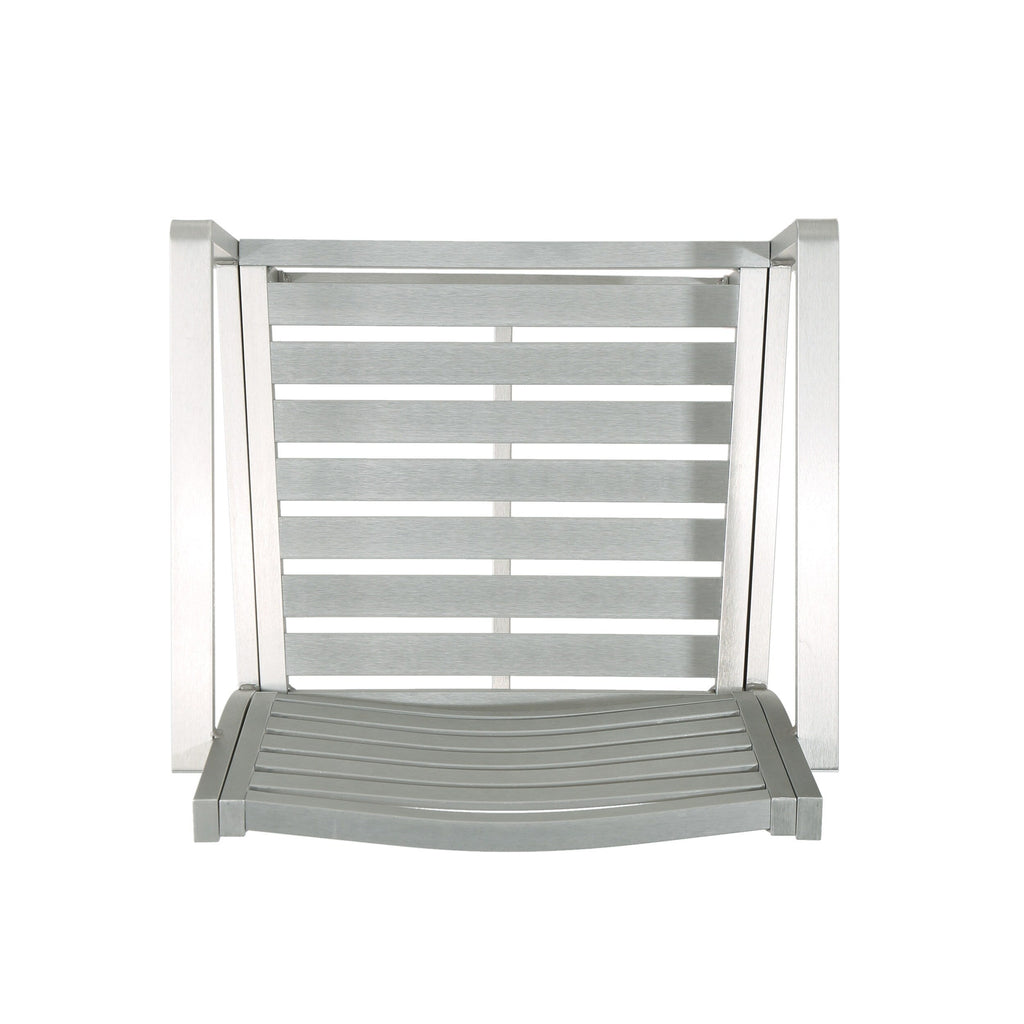 Ensemble de bar carré en aluminium Cape Coral Outdoor 5 pièces par Christopher Knight Home