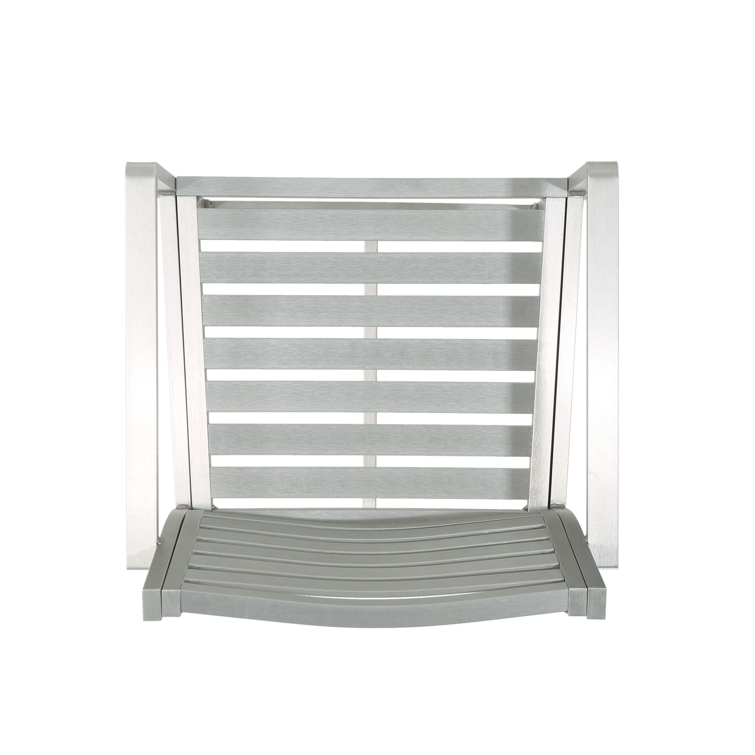 Ensemble de bar carré en aluminium Cape Coral Outdoor 5 pièces par Christopher Knight Home