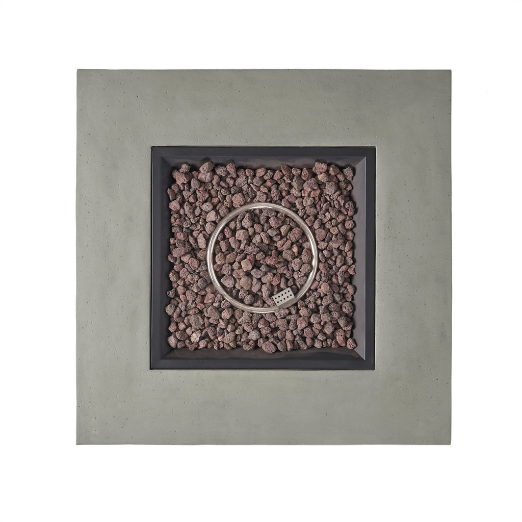 Ensemble de conversation avec foyer d'extérieur Cape Coral 5 pièces par Christopher Knight Home