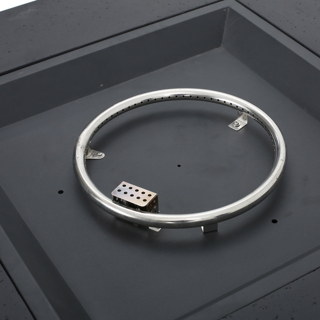 Ensemble de canapés d'extérieur Cape Coral 5 pièces avec foyer par Christopher Knight Home