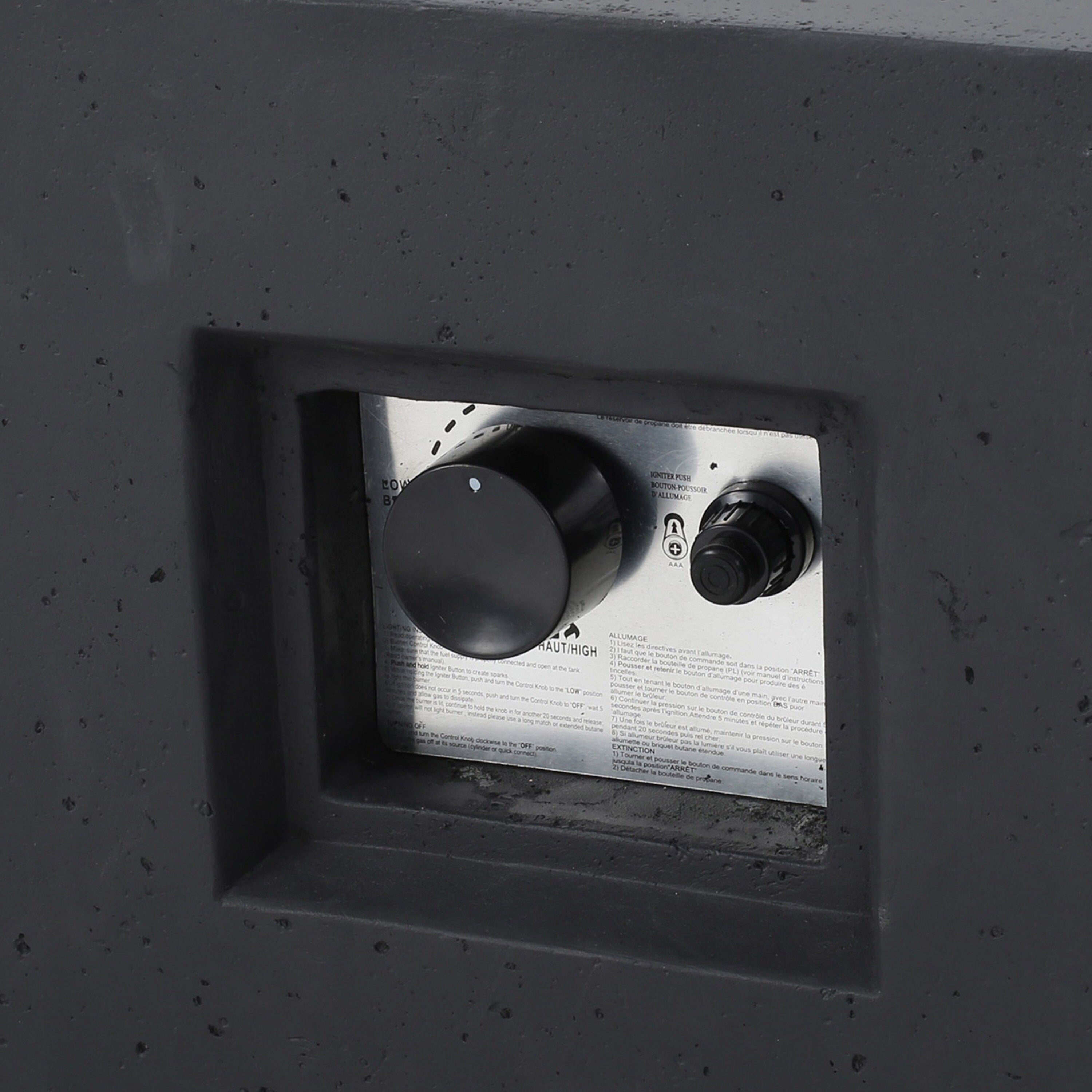 Ensemble de canapés d'extérieur Cape Coral 5 pièces avec foyer par Christopher Knight Home