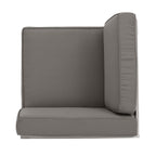 Ensemble de canapés d'extérieur Cape Coral 5 pièces avec foyer par Christopher Knight Home