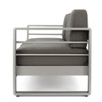 Ensemble de canapés d'extérieur 7 places en aluminium avec table basse Cape Coral par Christopher Knight Home