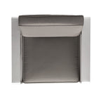 Salon de jardin Cape Coral en aluminium 3 pièces avec table en forme de C par Christopher Knight Home