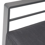 Salon de jardin Cape Coral en aluminium 3 pièces avec coussins par Christopher Knight Home