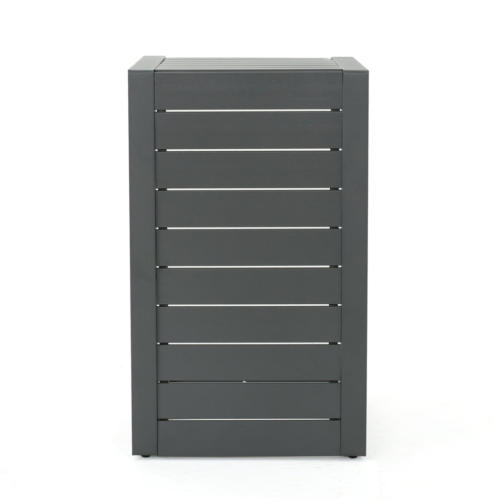 Salon de jardin Cape Coral en aluminium 3 pièces avec coussins par Christopher Knight Home