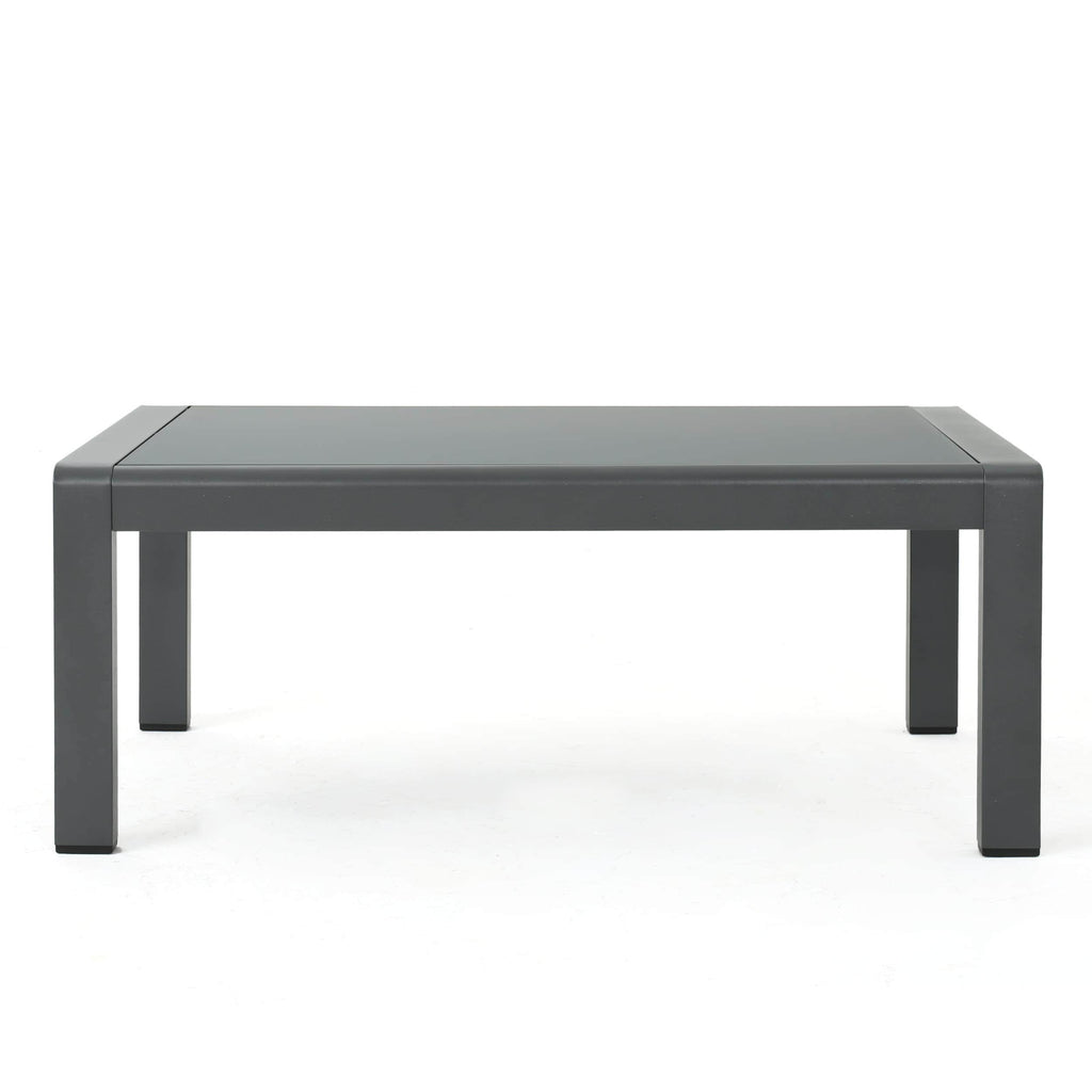 Salon de jardin Cape Coral en aluminium 5 pièces avec coussins par Christopher Knight Home