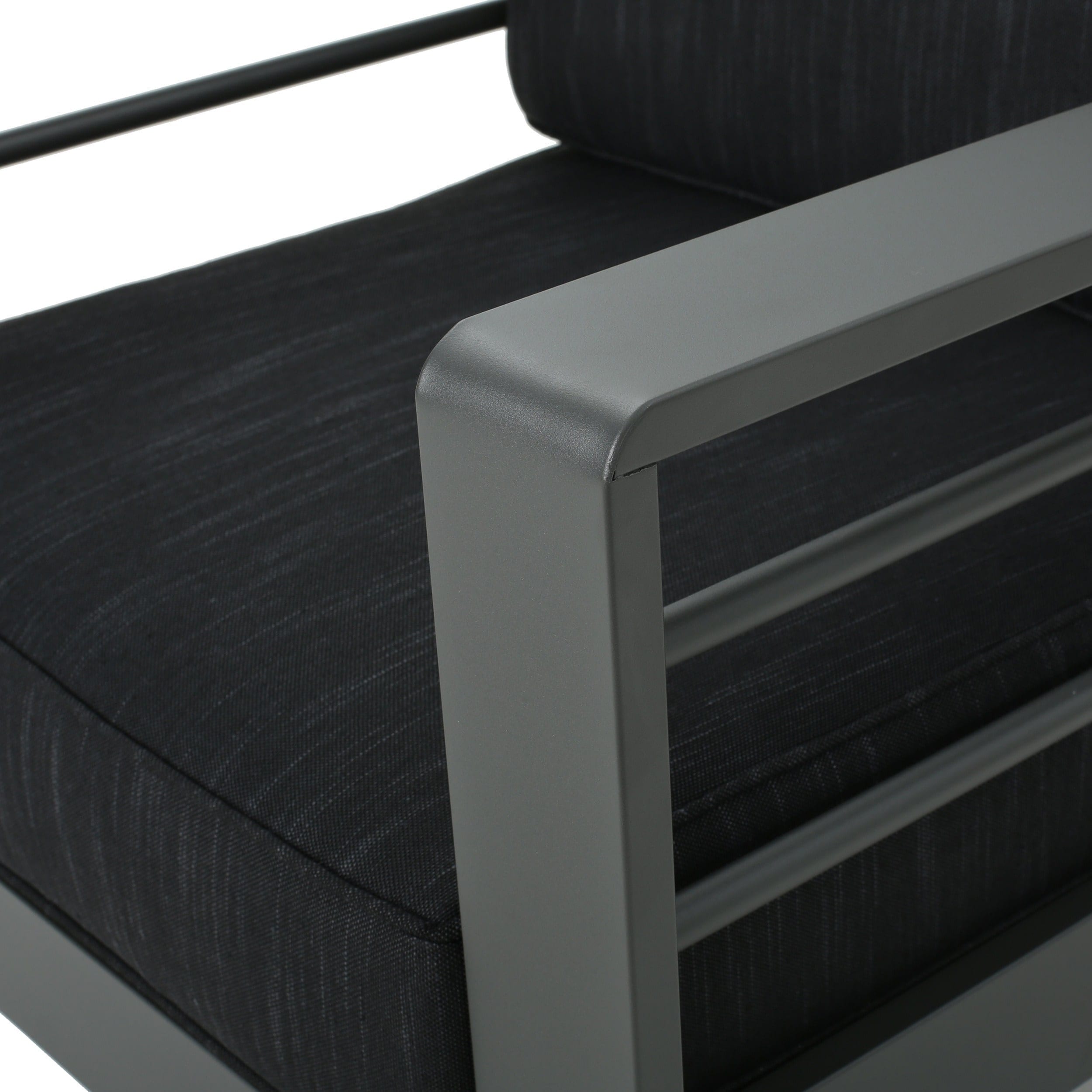 Salon de jardin Cape Coral en aluminium 5 pièces avec coussins par Christopher Knight Home