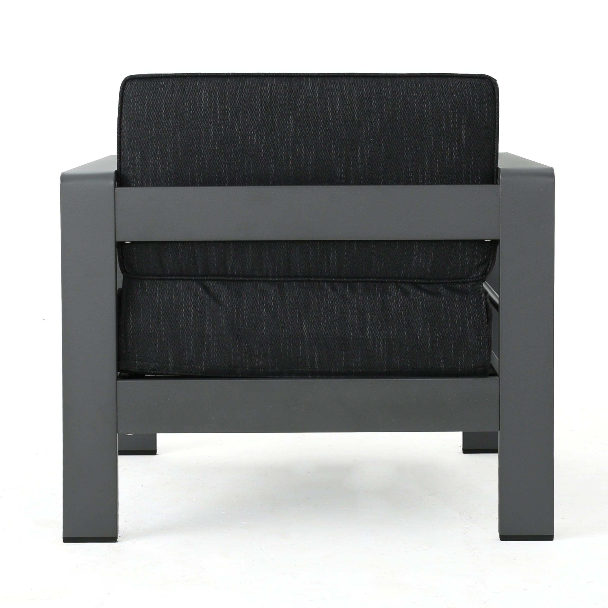 Salon de jardin Cape Coral en aluminium 5 pièces avec coussins par Christopher Knight Home