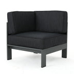 Canapé d'extérieur sectionnel en aluminium Cape Coral par Christopher Knight Home