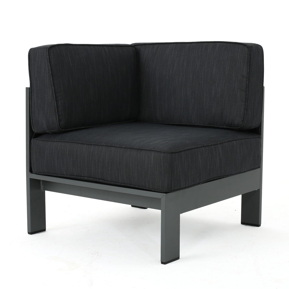 Canapé d'extérieur sectionnel en aluminium Cape Coral par Christopher Knight Home