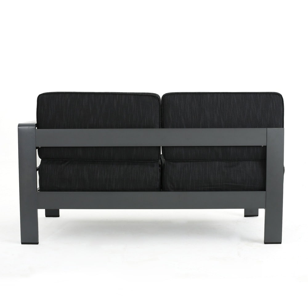 Canapé d'extérieur sectionnel en aluminium Cape Coral par Christopher Knight Home