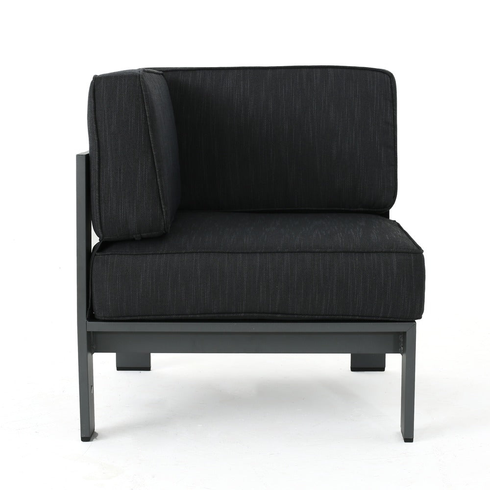 Canapé d'extérieur sectionnel en aluminium Cape Coral par Christopher Knight Home