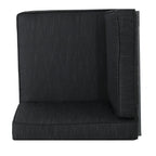 Ensemble de canapés d'extérieur sectionnels en aluminium Cape Coral avec table à feu par Christopher Knight Home